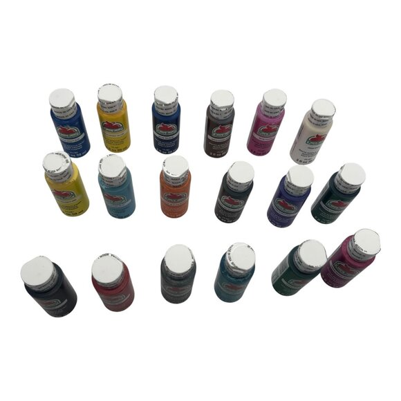 Apple Barrel Matte Acrylic Paint Plaid 18 Pc Set 2 fl oz Assorted Colors - Picture 5 of 13